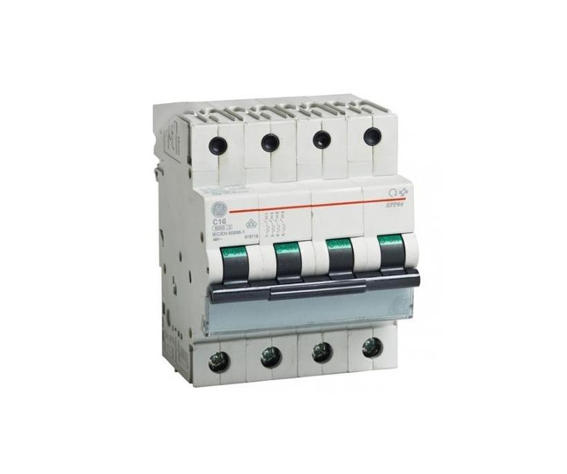 Miniature circuit breaker 674668 - 13A - 4P - 6KA - GE